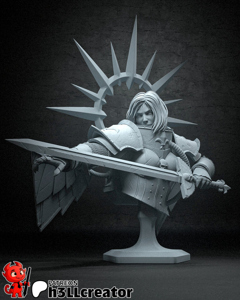 Saint Celestine + Busto - Warhammer 40K - STL Files