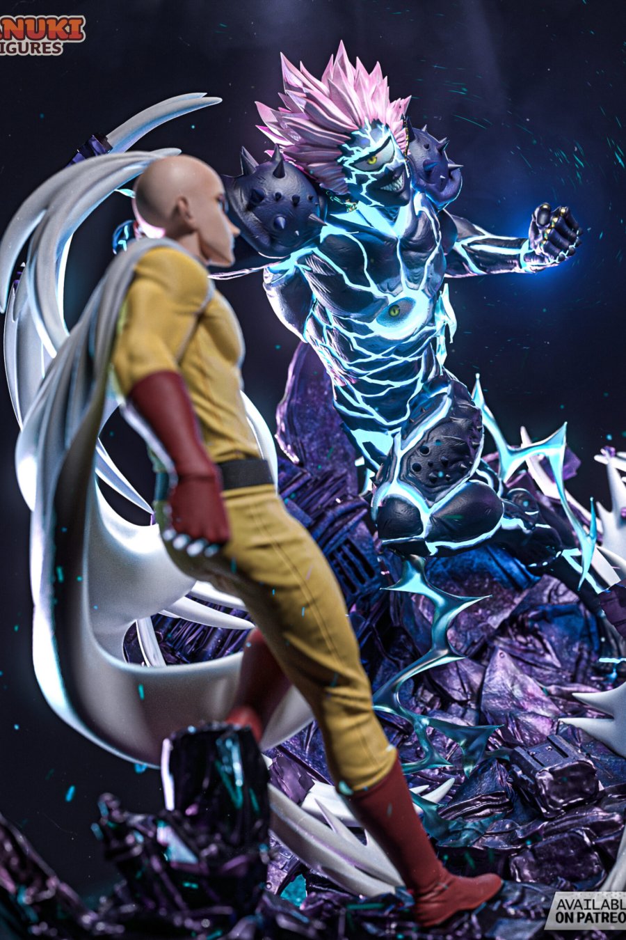 Saitama vs Boros cuerpo completo
