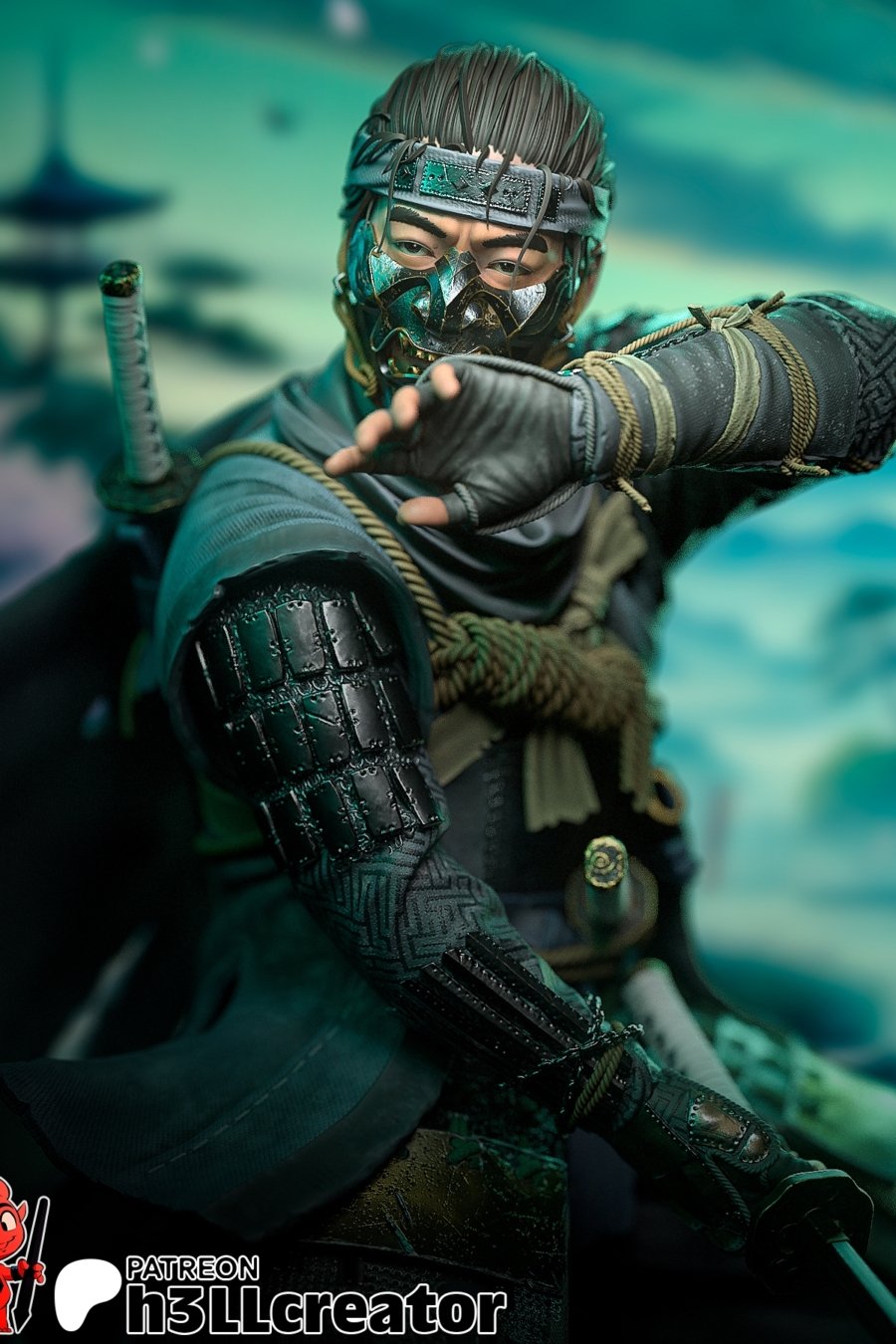 Jin Sakai de cerca