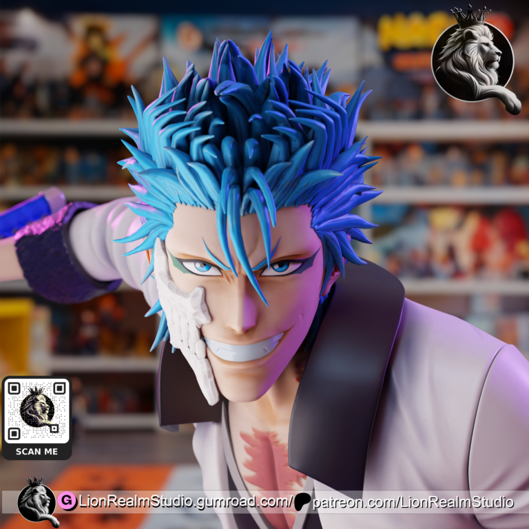 Grimmjow Jaegerjaques - Bleach - STL Files - STL Forge