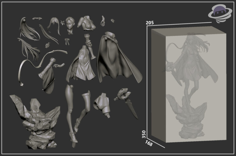 Zero - Drakengard - STL Files - STL Forge