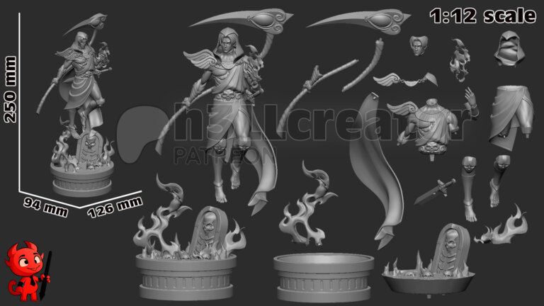 Thanatos + Busto - Hades - STL Files - STL Forge