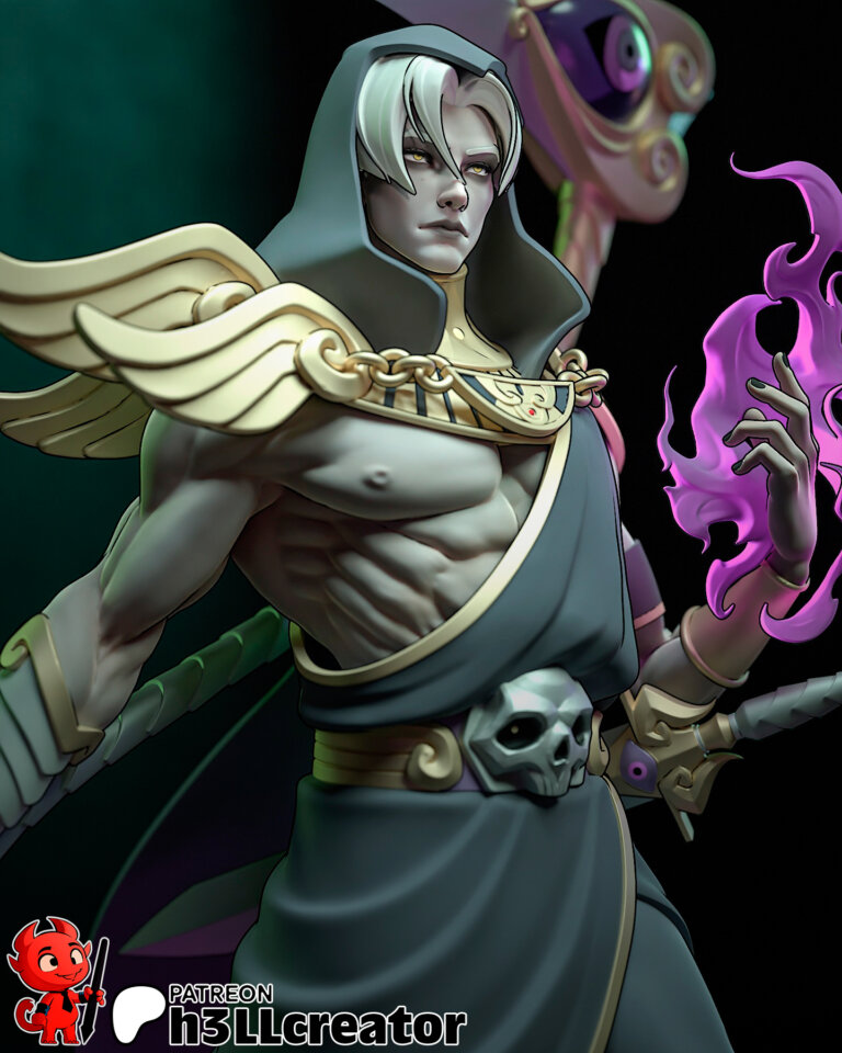 Thanatos + Busto - Hades - STL Files - STL Forge