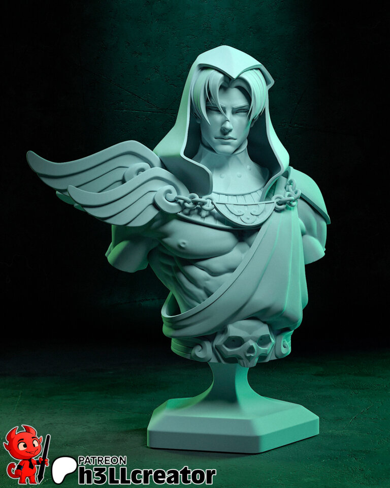 Thanatos + Busto - Hades - STL Files - STL Forge