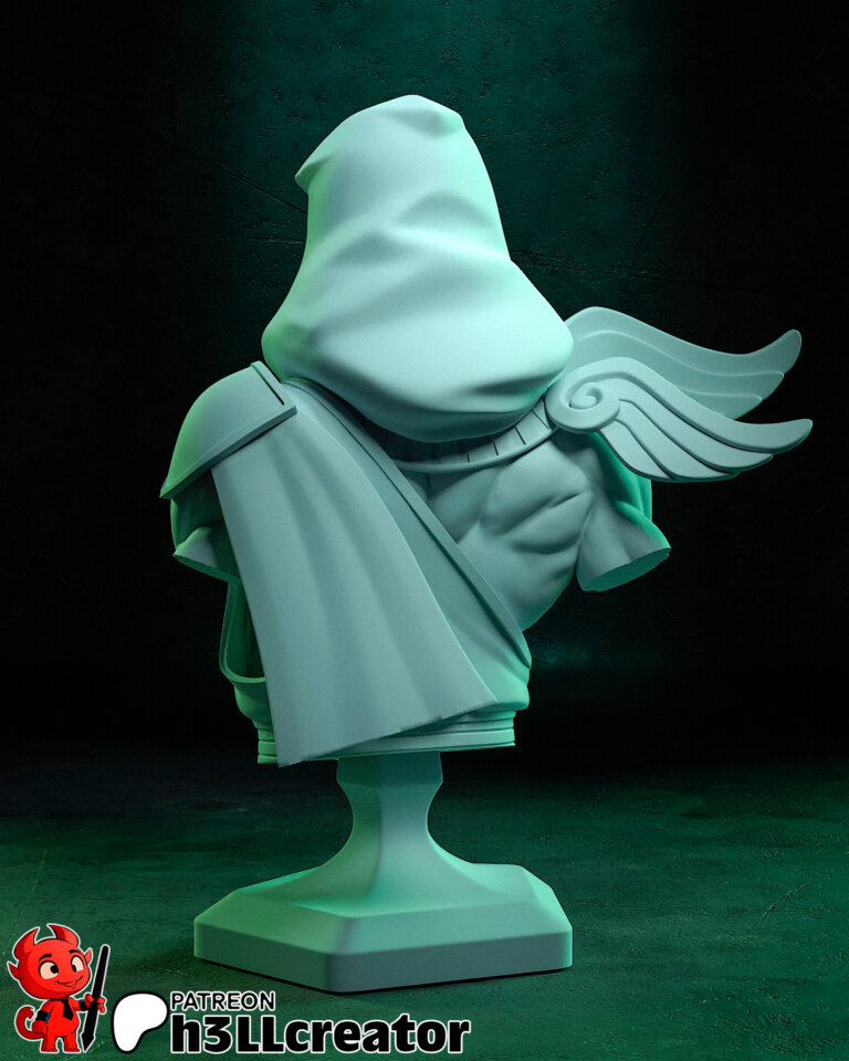 Thanatos + Busto - Hades - STL Files - STL Forge