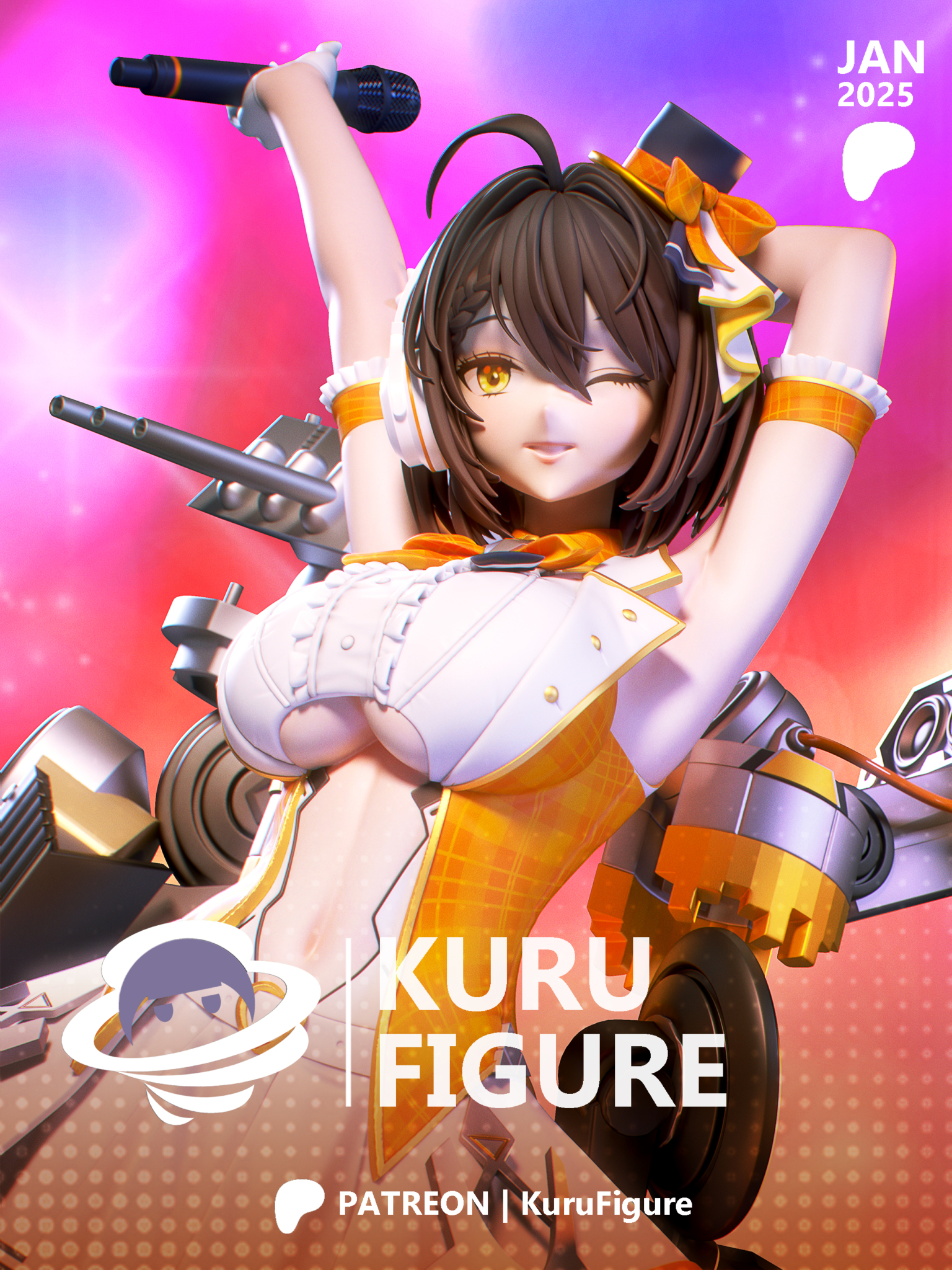 Baltimore - Azur Lane - STL Files - STL Forge