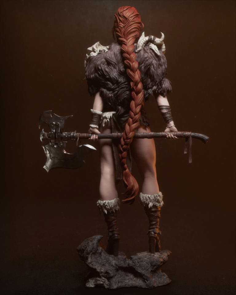 Reina de los Bárbaros - Fantasy - STL Files