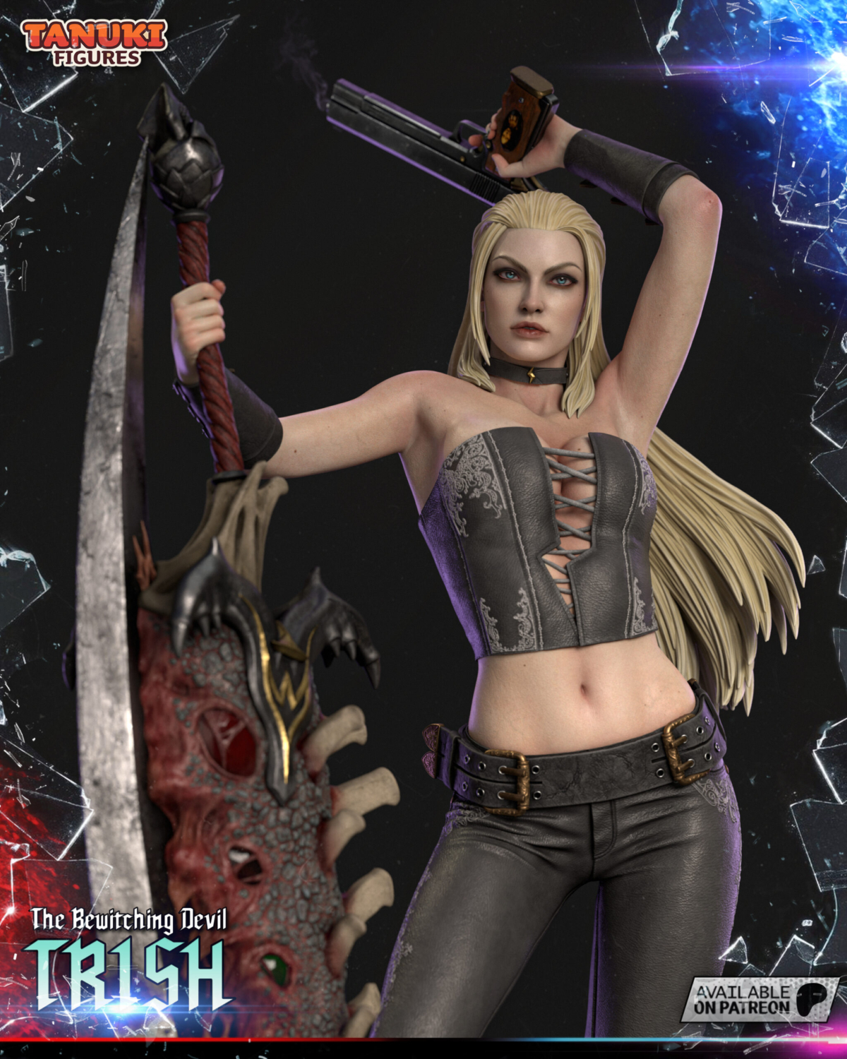 Trish de cerca