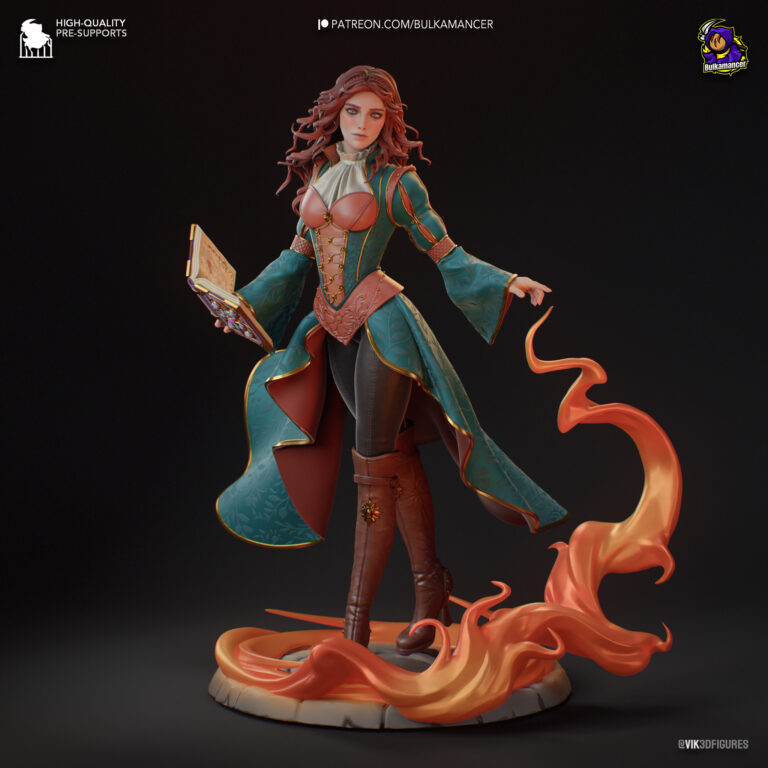 Triss Merigold 2 - The Witcher - STL Forge