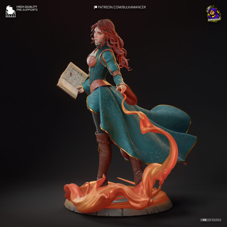 Triss Merigold 2 - The Witcher - STL Forge