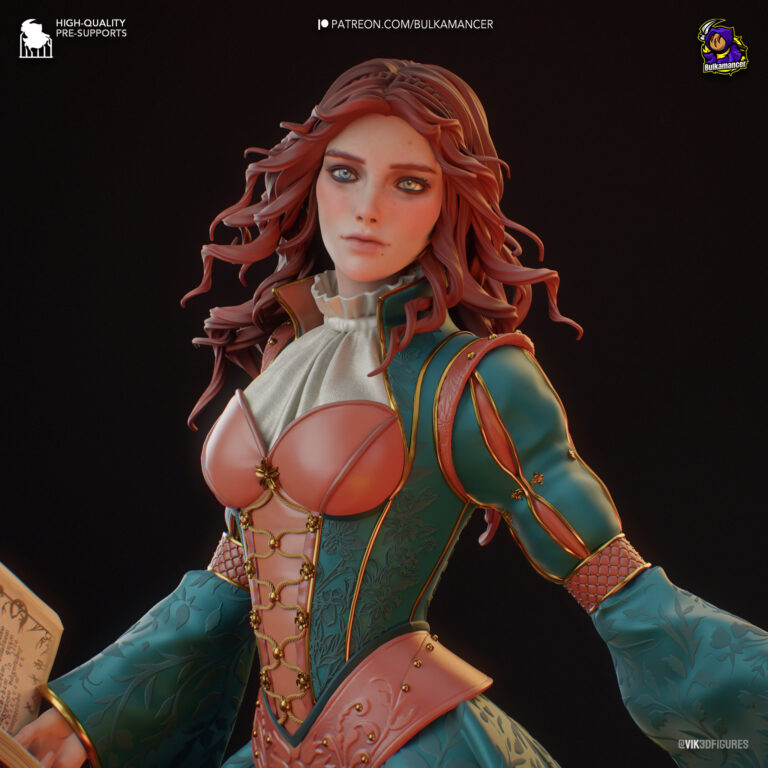 Triss Merigold 2 - The Witcher - STL Forge