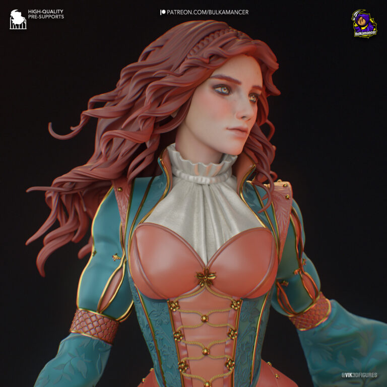 Triss Merigold 2 - The Witcher - STL Forge
