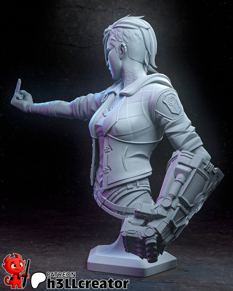Vi 3 + Busto - League of Legends - STL Files - STL Forge