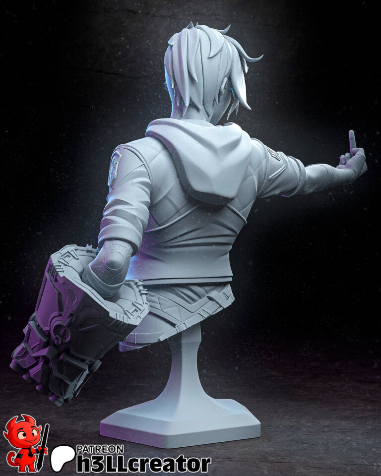 Vi 3 + Busto - League of Legends - STL Files - STL Forge
