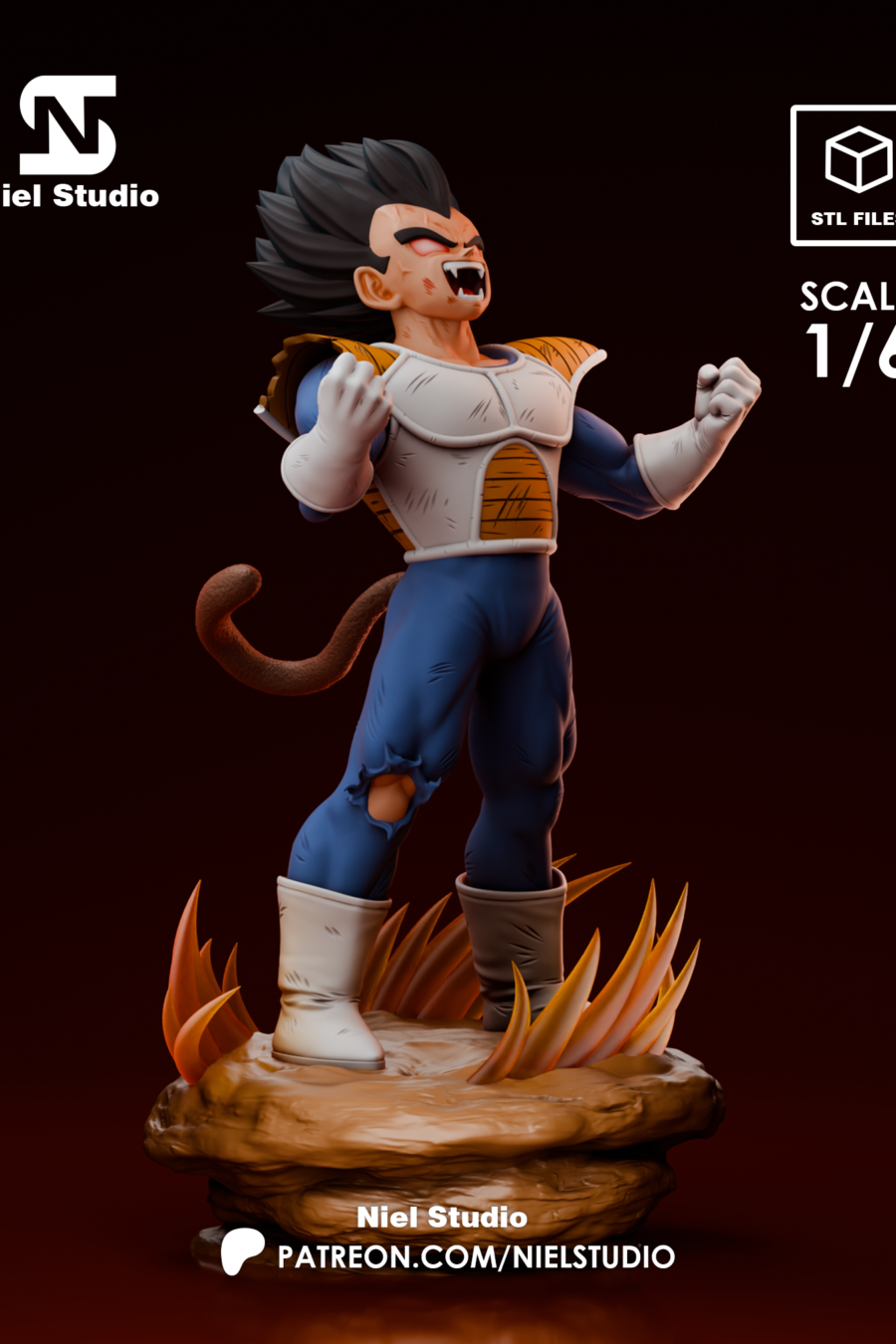 Vegeta cuerpo completo