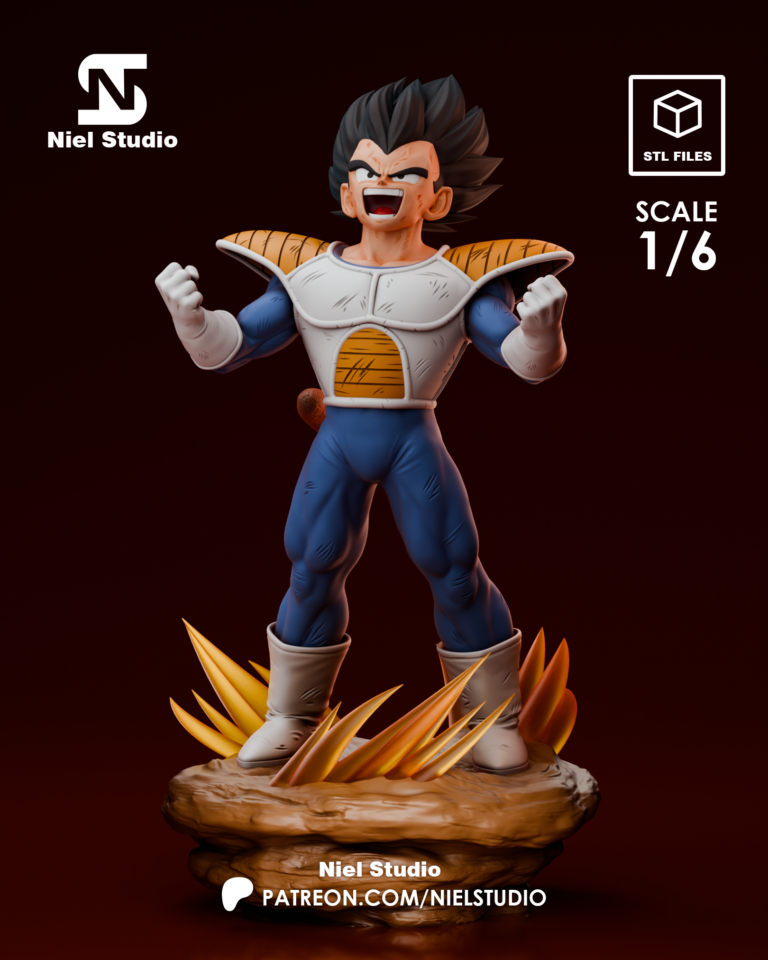 Vegeta - Dragon Ball - STL Files - STL Forge