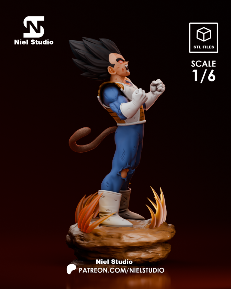 Vegeta - Dragon Ball - STL Files - STL Forge