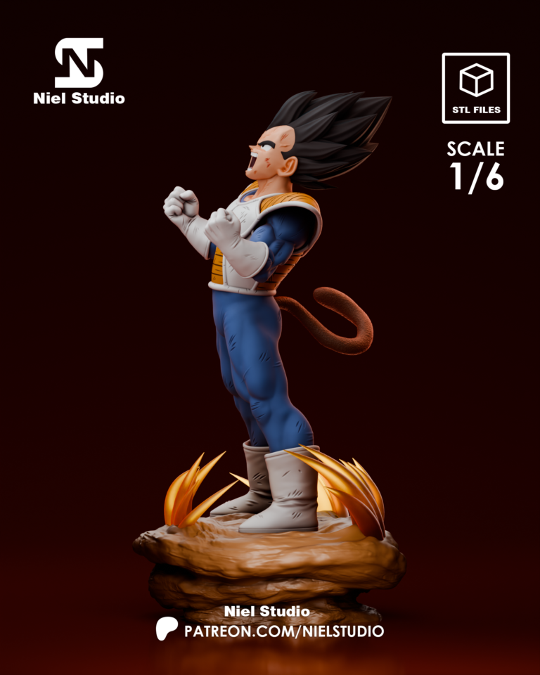 Vegeta - Dragon Ball - STL Files - STL Forge