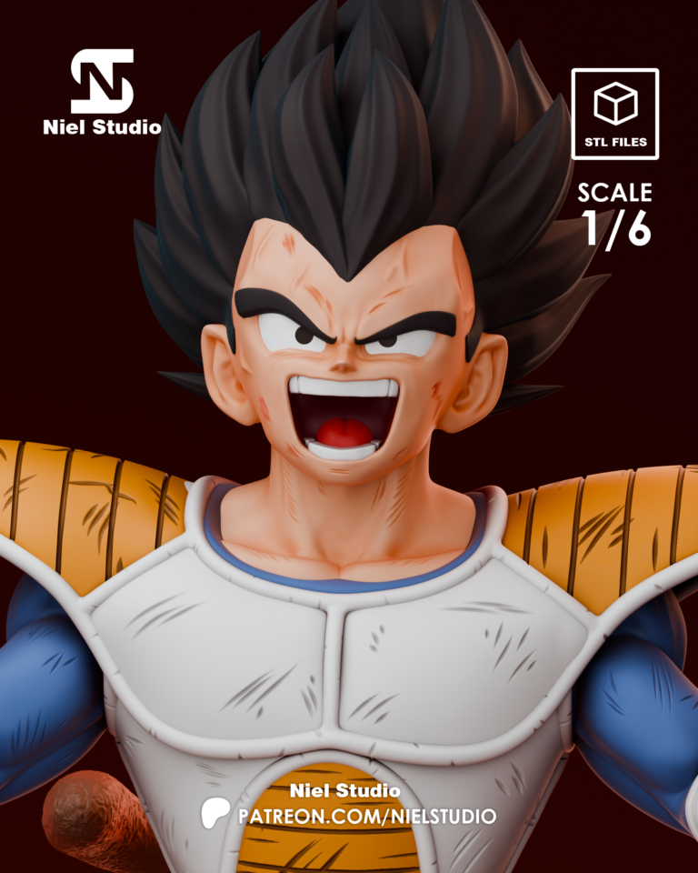 Vegeta - Dragon Ball - STL Files - STL Forge