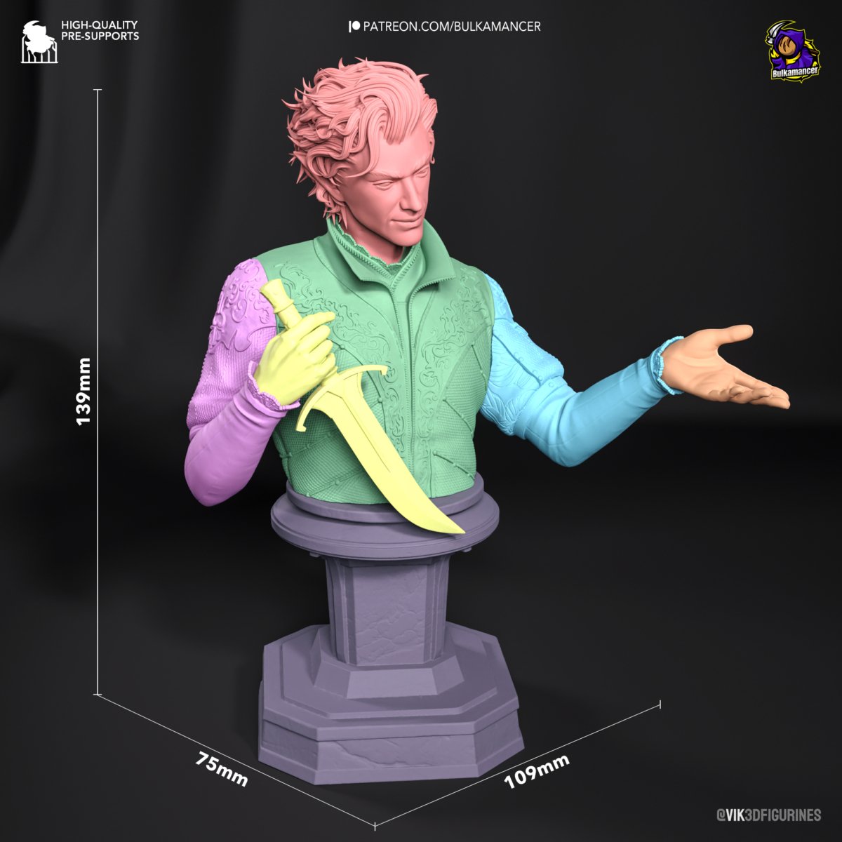 astarion bust dimensions