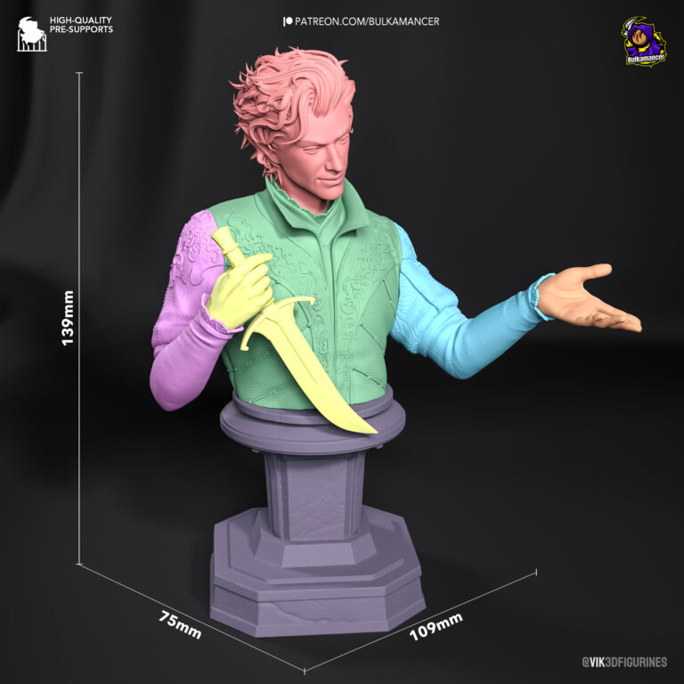 Astarion + Bust + Chibi - Baldur's Gate - STL Files