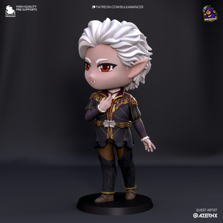 Astarion + Bust + Chibi - Baldur's Gate - STL Files