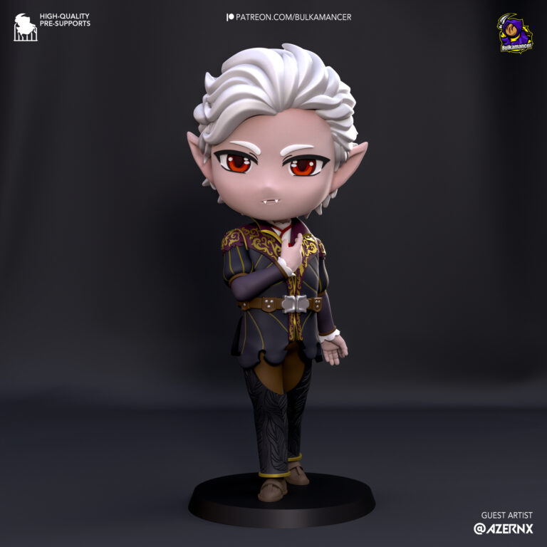 Astarion + Bust + Chibi - Baldur's Gate - STL Files