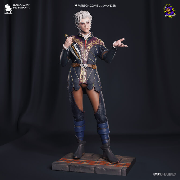 Astarion + Bust + Chibi - Baldur's Gate - STL Files