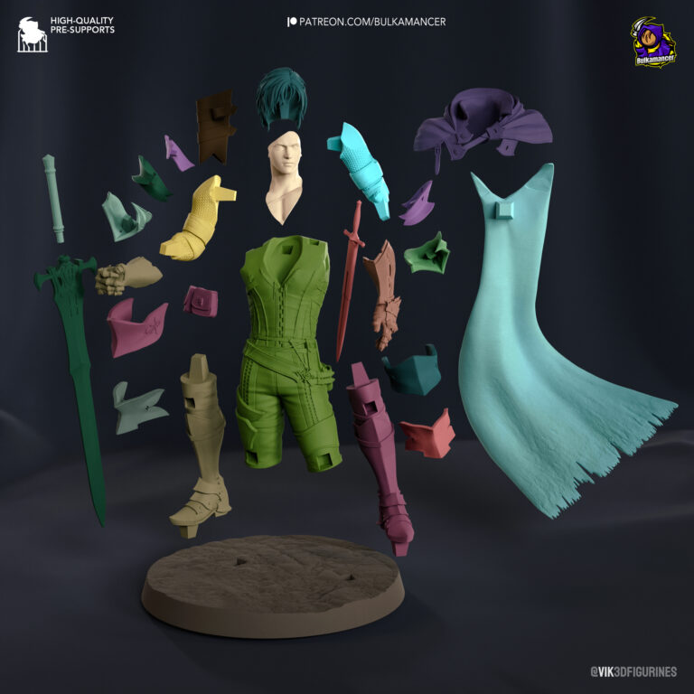 Clive Rosfield - Final Fantasy - STL Files - STL Forge