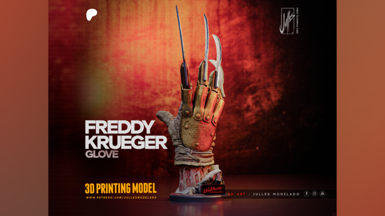 Freddy Krueger STL + Bust + Extras