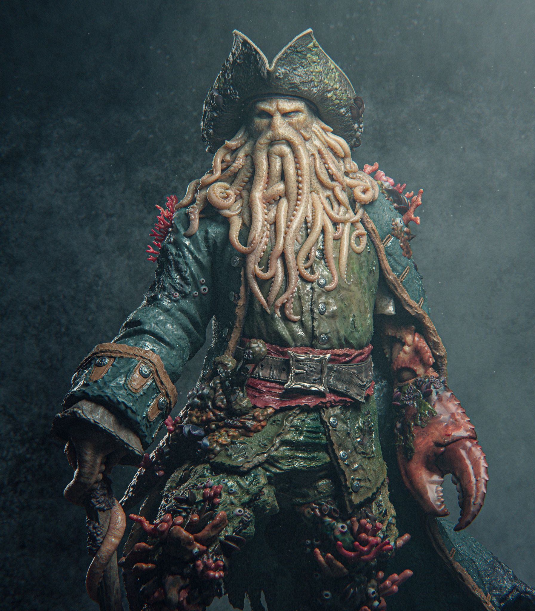 Davy Jones 2 - Piratas del Caribe - STL Files