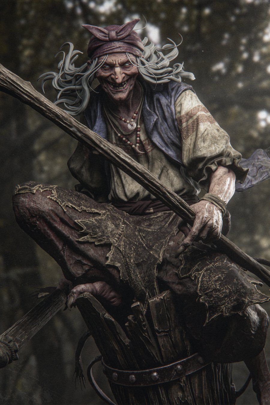 Baba Yaga cuerpo completo
