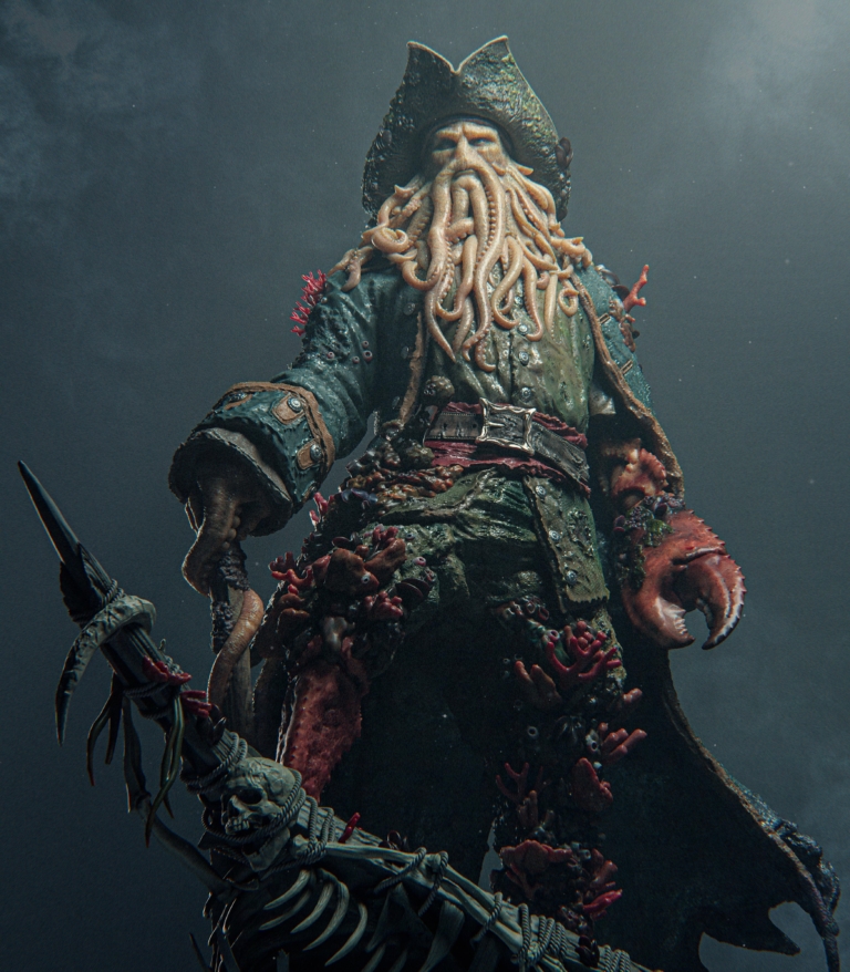 Davy Jones 2 - Piratas del Caribe - STL Files