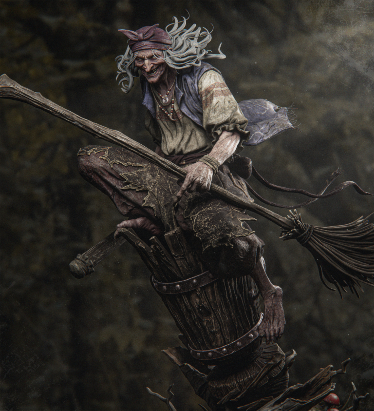 Baba Yaga STL - Fantasy