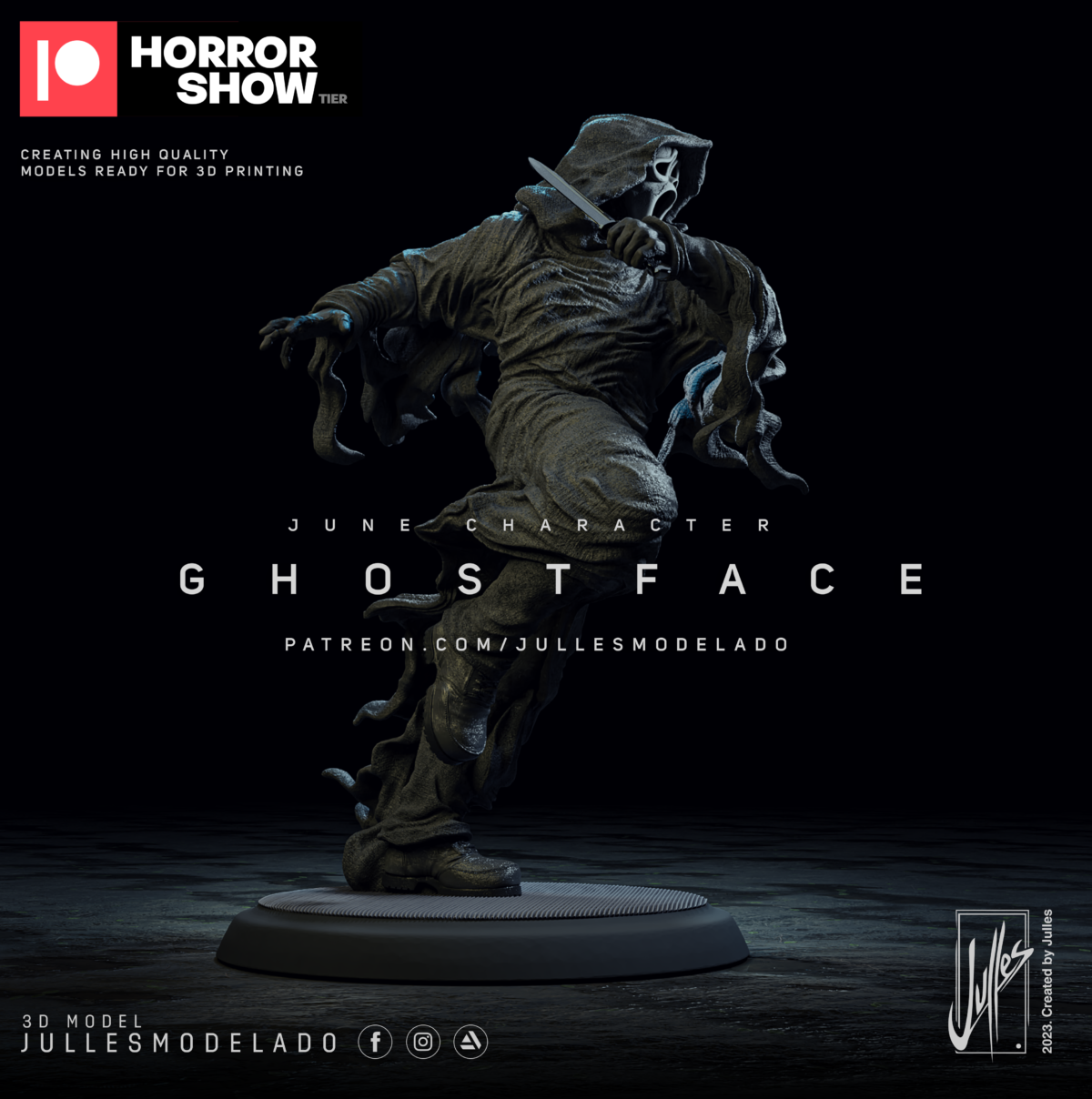 Ghostface cuerpo completo