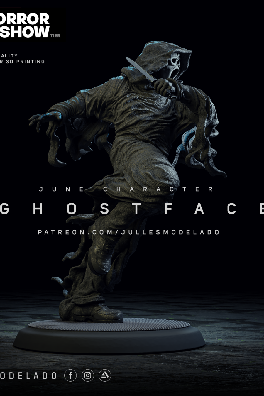 Ghostface cuerpo completo