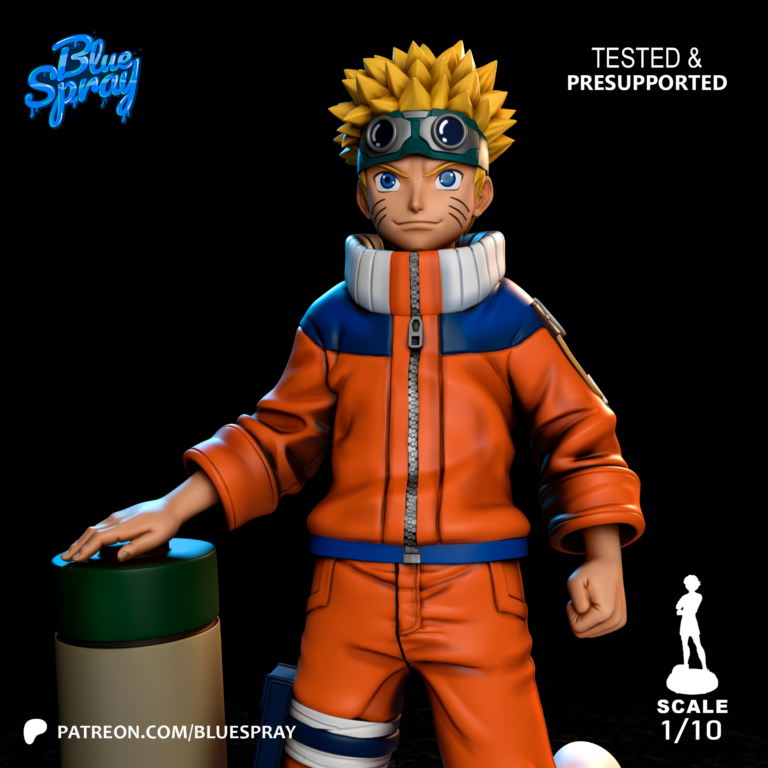 Naruto Uzumaki 2 - Naruto - STL Files - STL Forge
