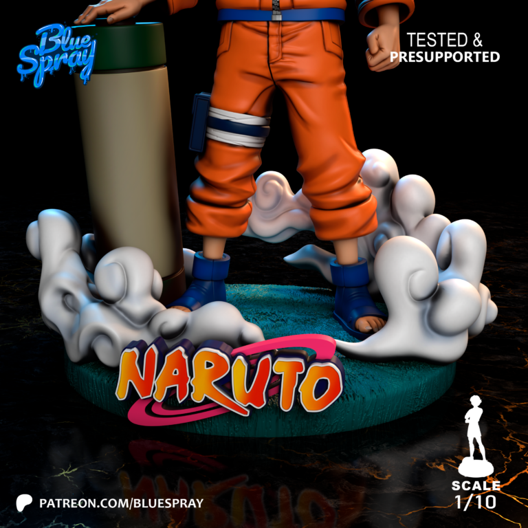 Naruto Uzumaki 2 - Naruto - STL Files - STL Forge