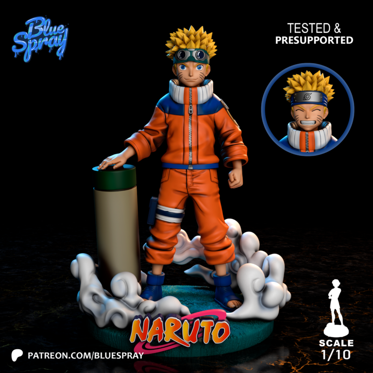 Naruto Uzumaki 2 - Naruto - STL Files - STL Forge
