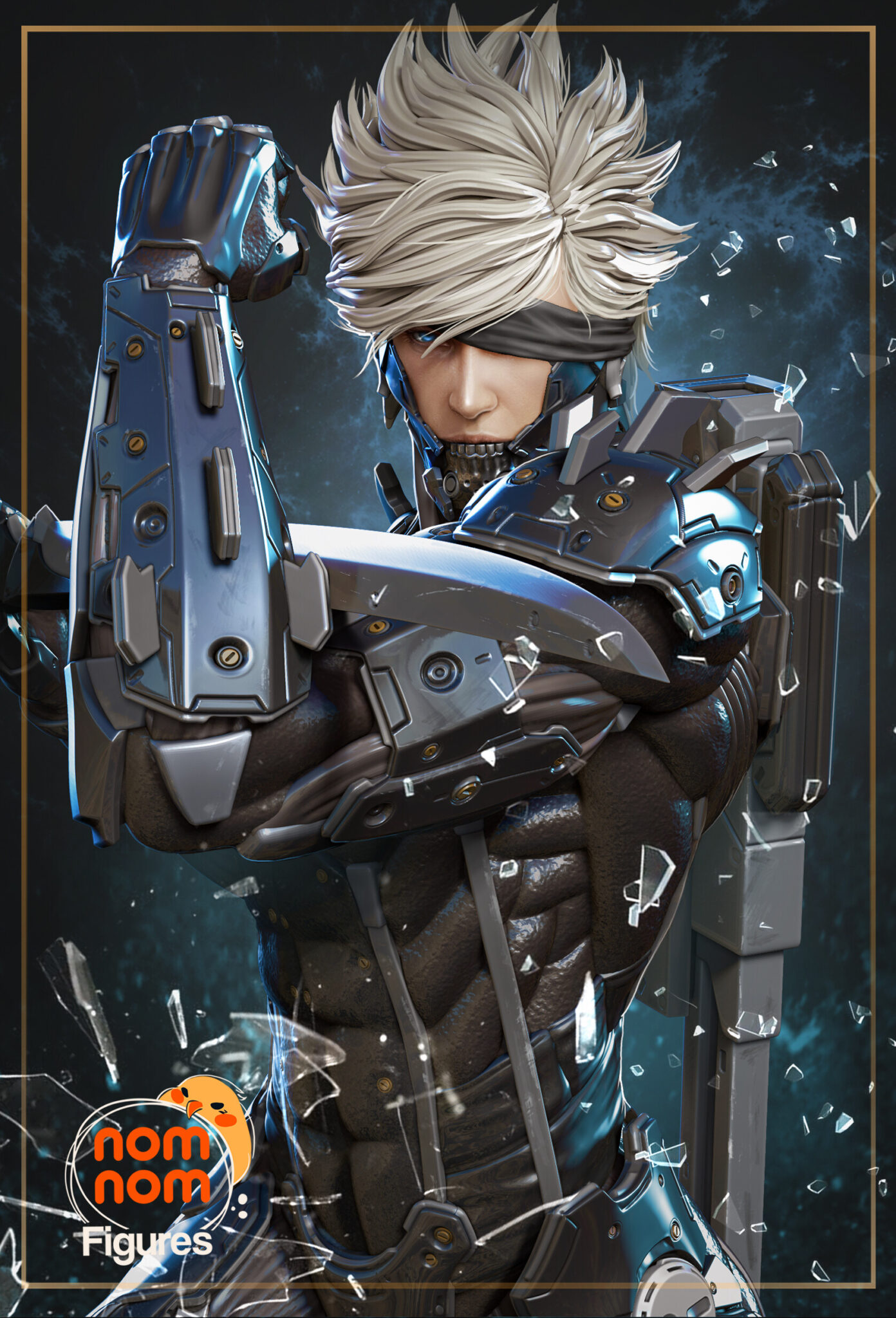 Raiden + Bust - Metal Gear - STL Files
