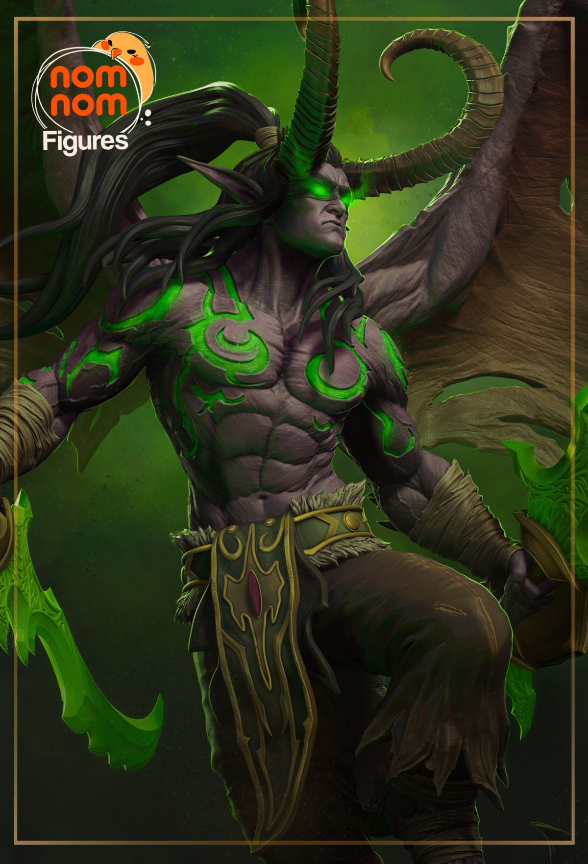 Illidan cuerpo a la mitad