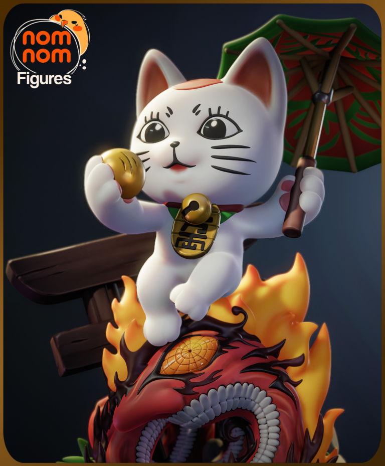 Chibi Turbo Granny Cat - Dandadan - STL Files