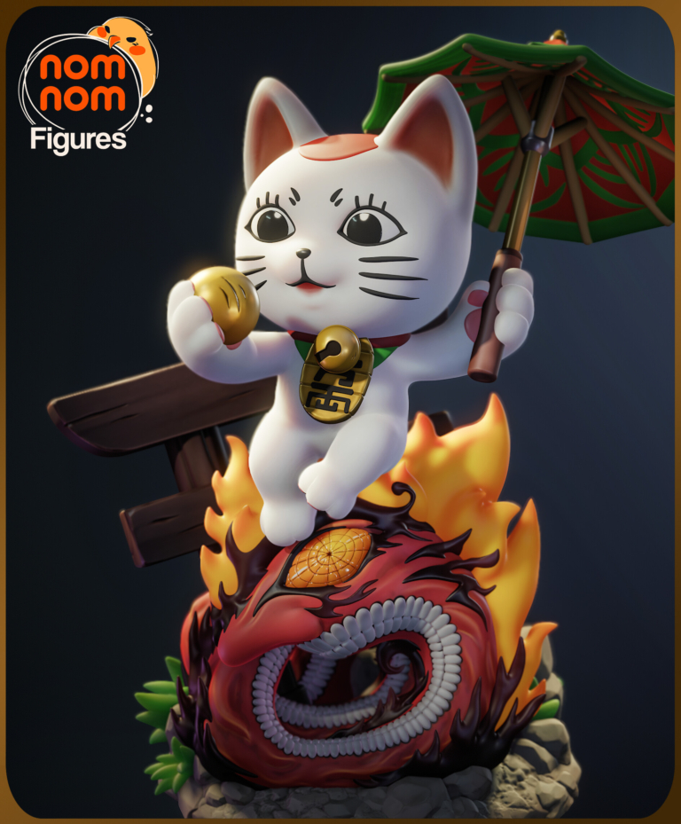 Chibi Turbo Granny Cat - Dandadan - STL Files
