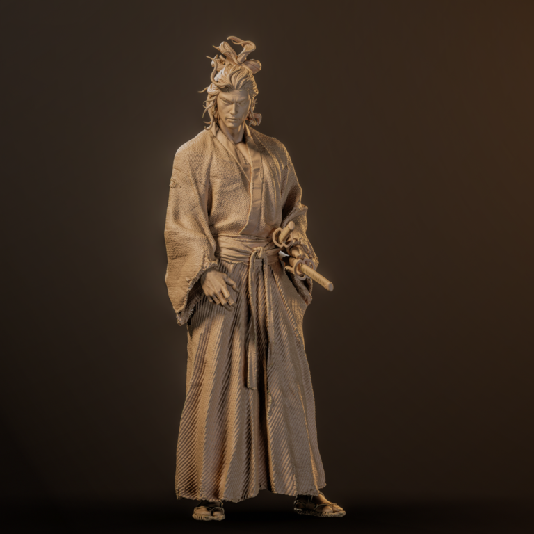 Miyamoto Musashi - Fantasy - STL Files - STL Forge