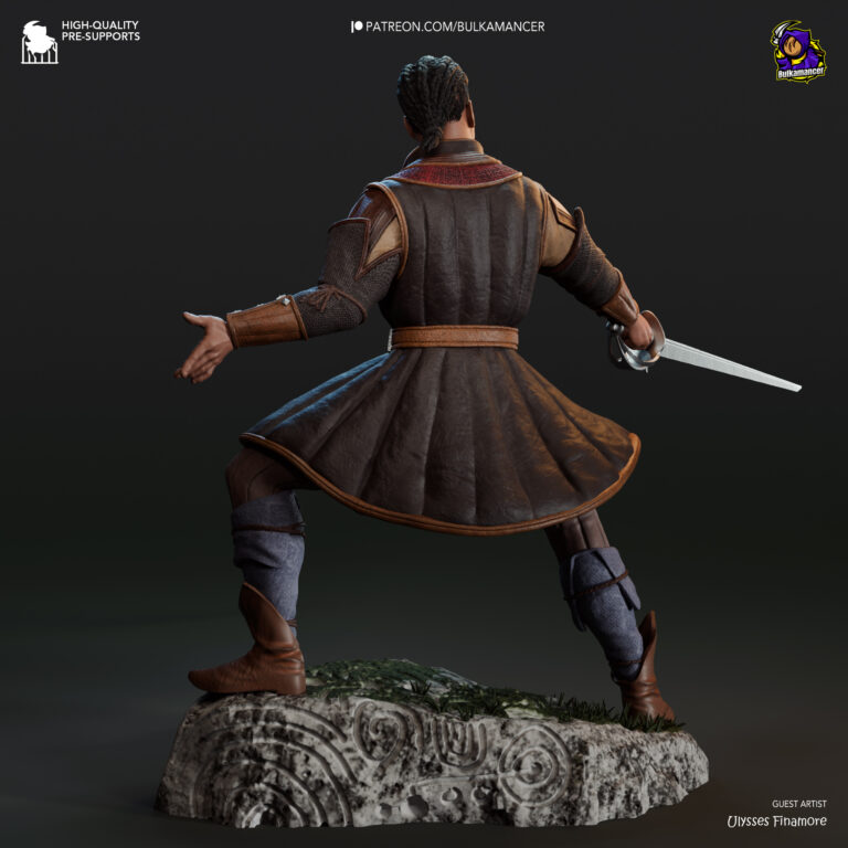 Wyll Ravengard + Extra - Baldur's Gate - STL Files - STL Forge