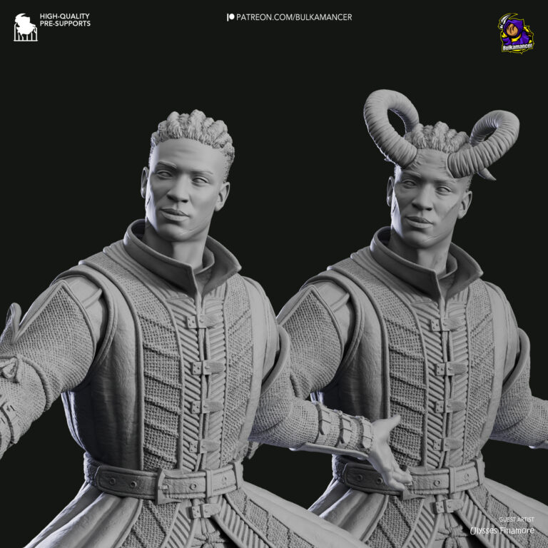 Wyll Ravengard + Extra - Baldur's Gate - STL Files - STL Forge