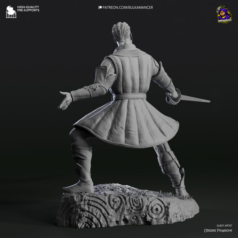 Wyll Ravengard + Extra - Baldur's Gate - STL Files - STL Forge