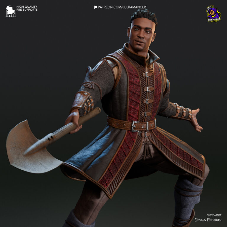 Wyll Ravengard + Extra - Baldur's Gate - STL Files - STL Forge