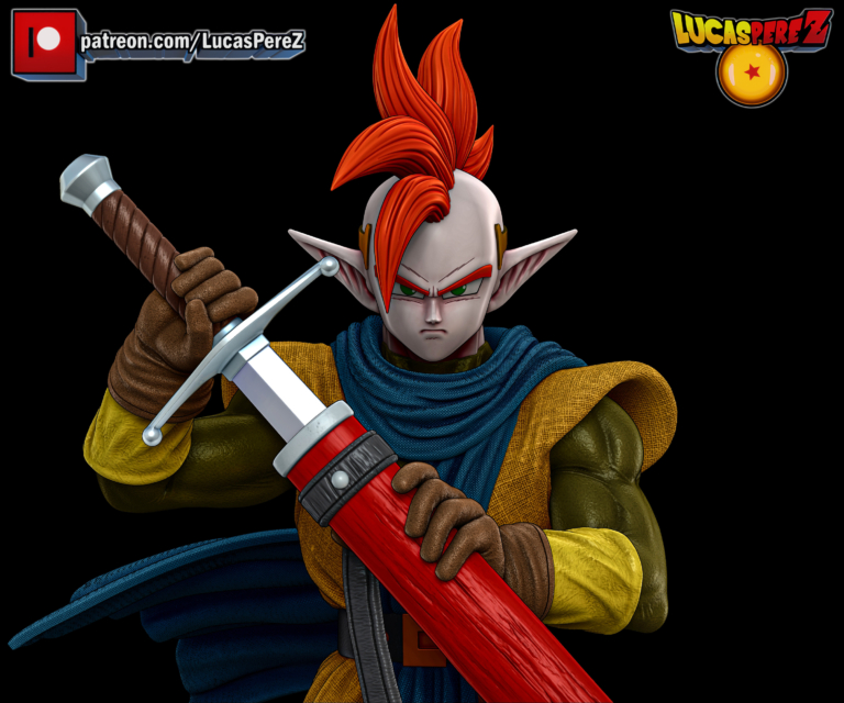 Tapion + Busto + Extras - Dragon Ball - STL Files