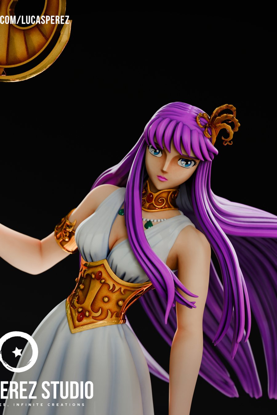 Modelo 3D de Athena de Saint Seiya en formato STL